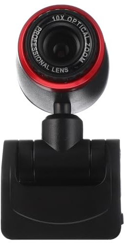 BESPORTBLE Webcam Professionale USB Microfono Digitale Videocamera HD 16Mp Autofocus e Rotazione 360° per Live Streaming e Videoconferenze