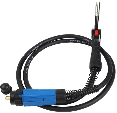 MIG Torcia di saldatura per saldatore MIG MAG 250A 60% ciclo di lavoro 0,6-1,2 mm Diametro del filo ugello in ottone 3 m Cavo flessibile con design ergonomico e impugnatura antiscivolo, compatibile