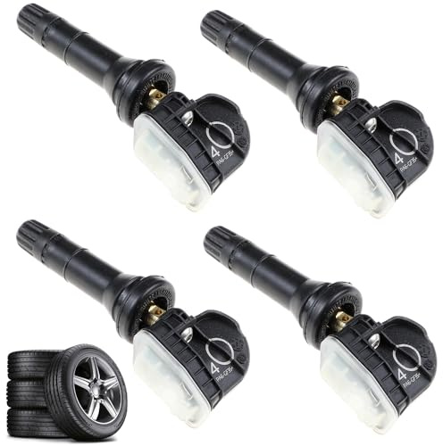 BIZOI 4x Car Tire Pressure Sensor 433MHz Compatible with Vauxhall Astra K MK7 Corsa D E Meriva, Tire Pressure Monitoring Sensors TPMS Sensor 13516165 13598773 13581561 13506028