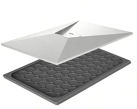 Copertura protettiva per parabola satellitare, assorbimento degli urti, 60,2 x 39,2 x 1,9 cm, in silicone, protezione satellitare da viaggio, design resistente ai raggi UV, per campeggio