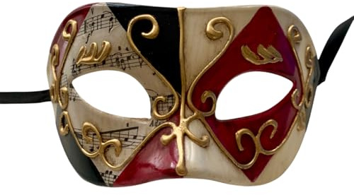 Lanna msk Handgefertigte Venezianische Maske Augenmaske Colombina Ballmaske Karneval Damen und Herren