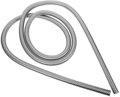 CRAFTHROU Protezione Cavi Elettrici Tubo Metallico Flessibile in Acciaio Inox 304 3 Metri Guaina per Cavi Barriera Contro Animali Domestici Uso Industriale