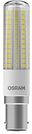OSRAM 4058075272026 LED EEK A++ (A++ - E) B15D forma de tubo 6,3 W blanco cálido (diámetro x largo), 18 mm x 90 mm, 1 unidad.
