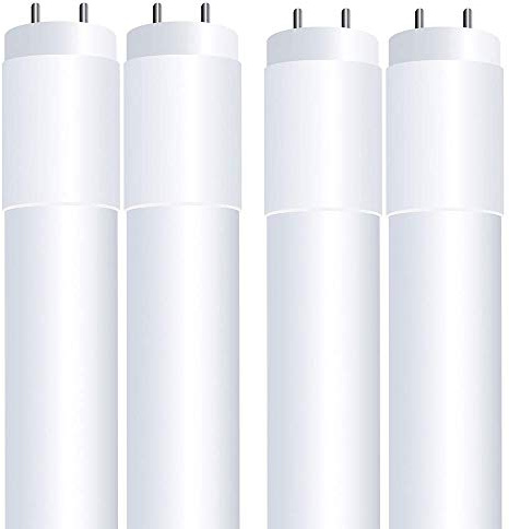 Feit Electric 4ft T8 LED Bulbs, 32/40 Watt Replacement, Type A Tube Light, Plug & Play, T8/T12 LED Fluorescent Light, 3000K Warm White, 50,000-Hr Lifetime, Ballast Compatible, T48/830/LEDG2/4, 4 Pack