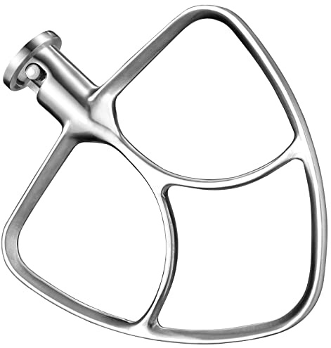 LETOMS Paddle Attachment for Kitchenaid Stand Mixers 4.5-5 Quart, Flex Edge Beater for Kitchenaid Mixer, Dishwasher Safe