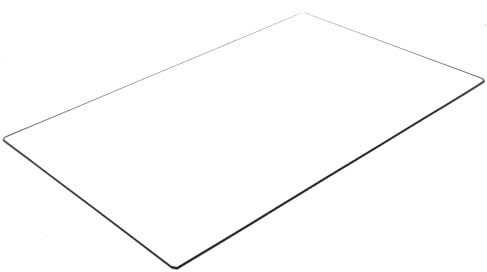 LUTH Premium Profi Parts Glasplatte kompatibel mit AEG 224901301/8 476x301mm für Gemüsefach Kühlschrank