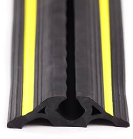 The Ramp People Floor Cable Protector Channel 20 x 20mm 2000kg Capacity 1m-6m (1m)