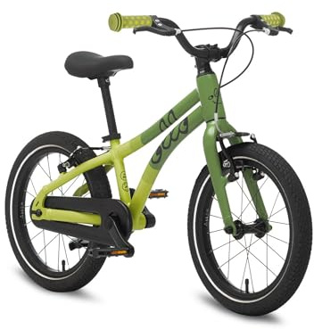 Ollo Adventure Bike 16 Zoll Kinderfahrrad ab 4,5 Jahren - leichtes Kinder Fahrrad für 105-120 cm Körpergröße mit Aluminiumrahmen, Bremsen, Schutzblechen, Ständer & Gym Bag