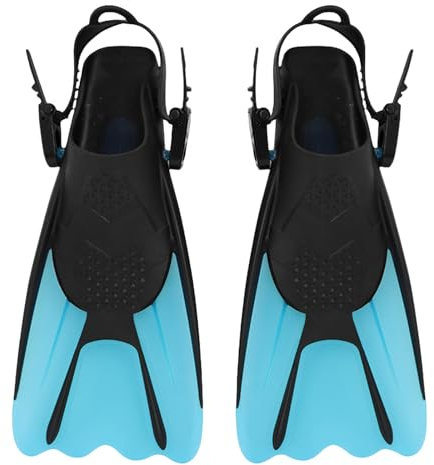 Schnorchelflossen, Verstellbare Tauchflossen, Schwimmflossen Unisex, Taucherflossen für Erwachsene/Kinder (Gr.34-38), Schnorcheln Flossen, für Schnorchelausrüstung, Schwimmen Freitauchen