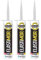 DITOSA CALIDAD E INNOVACION - ELASTIMOR Mortero Sellador, Cemento Express, Impermeable, para encintados, llagueados, sellados, rejunteados, reparaciones, Tubo 310 ml x3