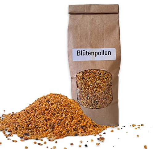 Blütenpollen/Bienenpollen 1000g getrocknet, naturreine Pollen, ohne Zusätze in Premium-Imkerqualität 1-kg