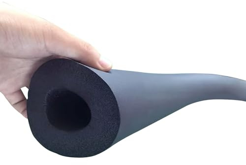 1.80 m Rohrdämmungschlauch Schaumstoff Rohr für Klimaanlage Wasserleitung Schwarz Flexible Frostschutz-Isolierrohr für Innen und Außen ID 6/10/13/16/19/25/32/43/48.0 mm(ID 43.0 mm(1-7/10))