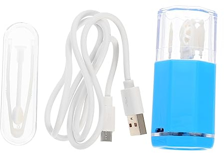 Homoyoyo Elektrischer Linsenreiniger mit USB Ladung und Abs Material Tragbare Reinigungsmaschine für Kontaktlinsen für Reisen und Zuhause