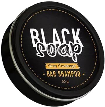 Mnozreo Jabón Natural para Cabello Gris,Barra de Champú Sólido,50G,1PC(Anticaída del cabello,Promueve el Crecimiento del Cabello) Para Hombres