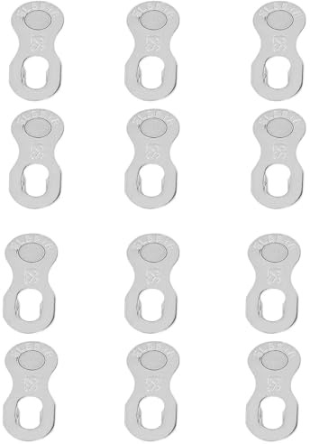 Kettenschloss 12 Fach, 6 Paar Fahrradkettenschlösser für 12-Fach Ketten, Schnellverschluss für Fahrradketten, Ideal für Notfallreparaturen und Wartung