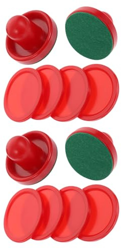 Milisten Accessoires pour Hockey sur Table avec Palets Et Raquettes De Rechange pour Jeu De Hockey sur Glace Mini-Jeu De Société Portable