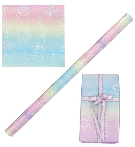 Geschenkpapierbögen – Schillernde Farbverlaufsverpackung Für Valentinstag, Geburtstag, Hochzeit | Geeignet Für Erwachsene, Kinder, Familienfeiern, Saisonale Feiern, Festliche Geschenkverpackungen, Dek