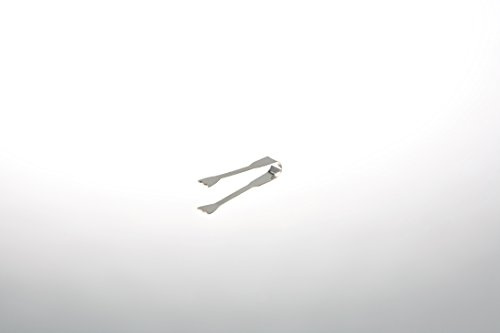 Tischkultur Süßstoffzange glatt versilbert L 4,2cm