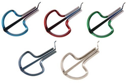 Österreichische Maultrommel, klassische Form, 5,5 cm blau