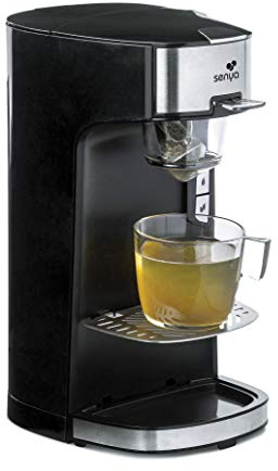 SENYA Machine à thé noire Tea Time, théière électrique compatible thé vrac ou sachet, avec infuseur amovible 1400 W, SYBF-CM013N