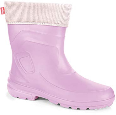 LEMIGO Damen Gummistiefel Jessy 800 (Pink 257C / Grau, 41)