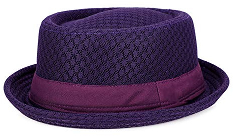DongBao Chapeau Fedora Chapeau de Jazz Chapeau Trilby Pliable Style Rétro à Bords Roulés - Femme Homme