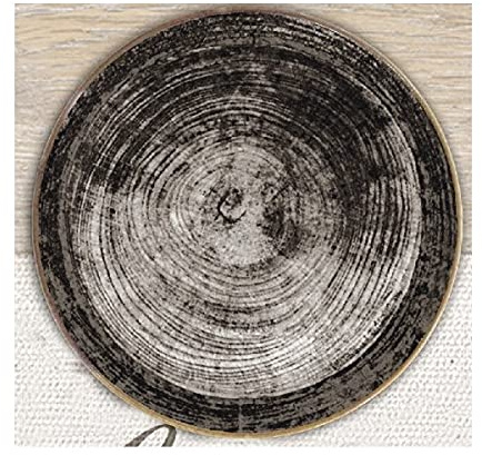 Saturnia BLACK ROUND PIATTO FRUTTA 21cm