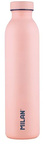 MILAN® Isolierflasche aus Edelstahl, 591 ml, Serie Silver, Rosa
