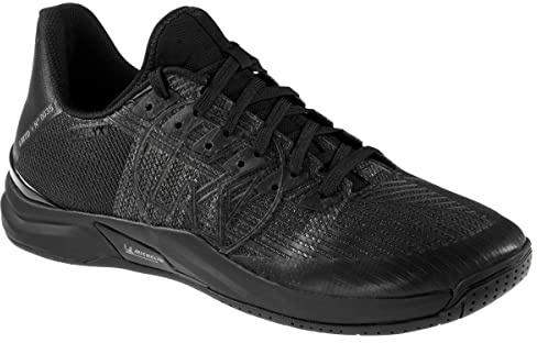 Kempa Herren Attack One 2.0 Black & WhiteSneaker Freizeitschuh Halbschuh Lauf-und Sportschuh Turnschuhe Handball Jogging Outdoor Freizeit Shoes - leicht und atmungsaktiv