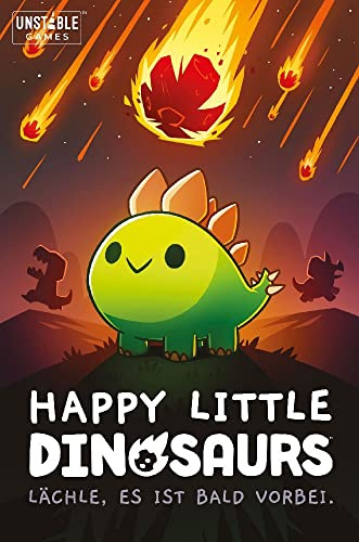 Instabila spel, Happy Little Dinosaurs, grundspel, festspel, kortspel, 2-4 spelare, Från 8+ år, 30-60 minuter, tyska, flerfärgad, färgglad