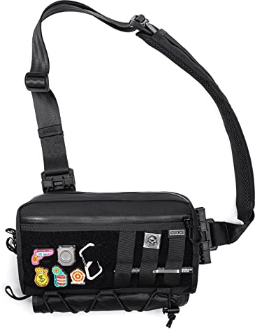 TACTICAL_GEEK Cache L3 Crossbody Shoulder Bag, Multipurpose Daypack, Chest Backpack Casual Sling Bag for Men & Women