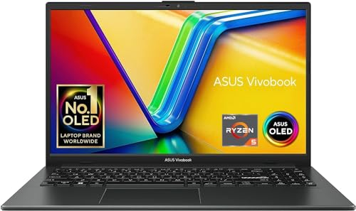 ASUS Vivobook 15 OLED S1504FA-L1229W PC portatile OLED 15 FHD 0,2ms 600 nits (AMD Ryzen 5 7520U, RAM 16GB LPDDR5, 512GB SSD PCIe, Windows 11 Home) Tastiera retroilluminata AZERTY Francese