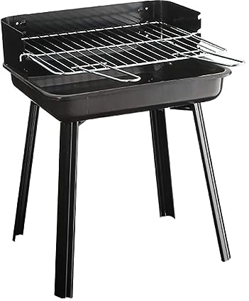 Barbecue Au Charbon De Bois, Four Braisé Domestique, Barbecue Électrique D'Intérieur Sans Fumée, Avec Couvercle, Barbecue En Acier Inoxydable Pour Jardin, Camping, Bateau, Petit Gril De Table Pliable