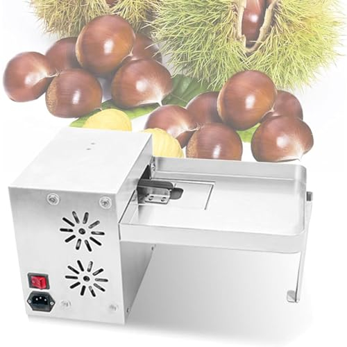 LSBHPPD Macchina per Sbucciare Castagne Commerciale, Macchina per Sbucciare Castagne, Macchina Automatica per Sgusciare E Aprire Castagne,Nessun Danno