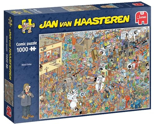Jumbo Spiele 1119801829 Jan Van Haasteren schwarzer Freitag 1000 Teile Puzzle