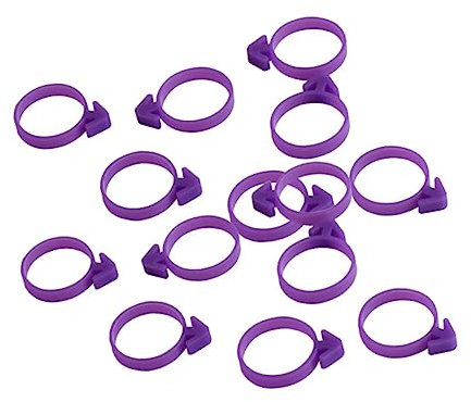 Alipis Set 20 Pezzi Fascia in Silicone per Tasca Pasticcere Chiusura Sacchetti Crema Resistente Alte Temperature 0,5X2,5X2,5Cm per Uso in Cucina e Pasticceria
