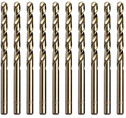 Langlebiges HSS Spiralbohrer Set Aus Gegossenem Kunststoff 5 Mm Runder Schaft Titanbeschichtete Oberfläche Geeignet Zum Bohren In Der Holzbearbeitung