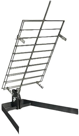 Griglia per girarrosto Generico con base girevole regolabile, modello Argentina (50 x 35 cm)