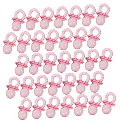 ERINGOGO 150pcs Mini Clear Acrylic Pacifiers for Cute Mini Dummy Favors for Parties Lightweight and Portable Decorations