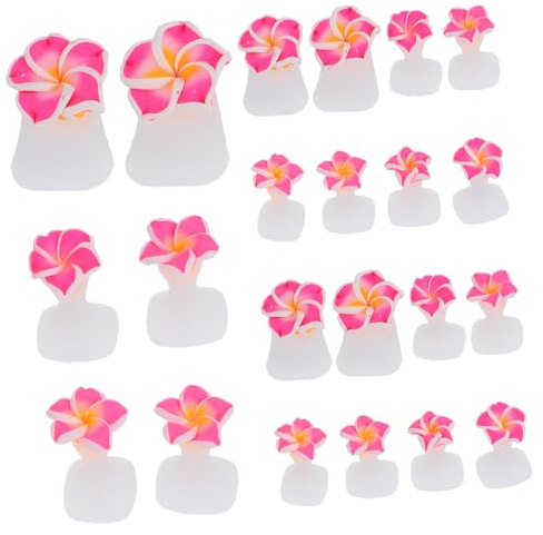 PRETYZOOM Zehenspreizer 3 Stück aus Silikon für Damen Nagelkunst Pediküre Fußpflege Zehentrenner für Nagellack und Nagelbearbeitung