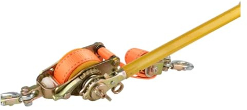 Treuil de remorque, palan à chaîne, palan à Levier, extracteur Manuel de 1,5 Tonne avec Sangle, extracteur de Ceinture, extracteur de câble avec Tube Isolant pour environnements industriels