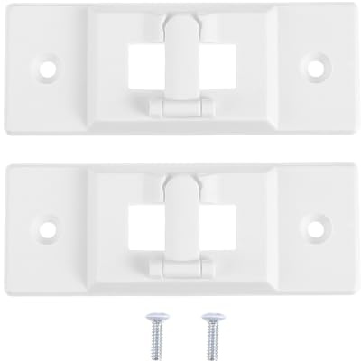 Toddmomy Sicherheitsdeckel mit 4 Schrauben für Lichtschalter 2 Stück aus Kunststoff Weiß Kindersicheres Design Einfache Montage für Schutz von Kippschaltern