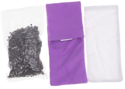 HOOWIFFY Cuscino per Occhi Porpora Lavanda per Yoga e Massaggio Rilassante, Leggero e Confortevole per Uso a Casa in Viaggio