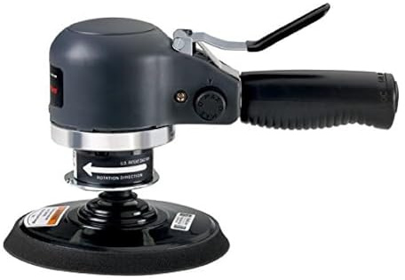 Ingersoll Rand 311A Dual-Action Angle Air Sander, 6 Adhesive Pad, 12,000 RPM, 0.25 hp, Side Exhaust