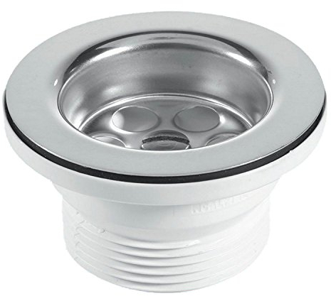 McAlpine BSW10PR 70mm Flange Centre Pin Sink Waste - White