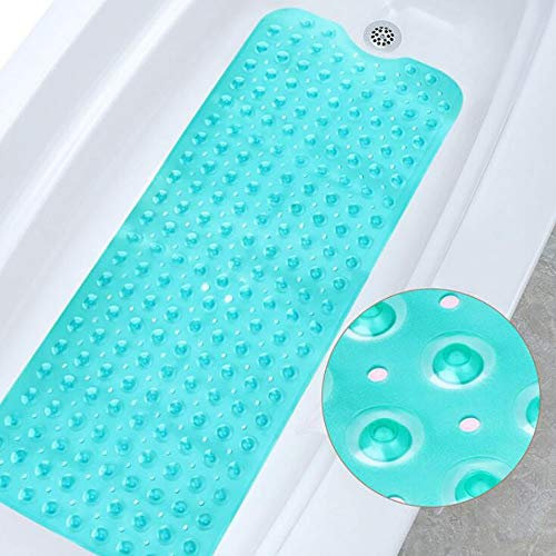 YLXD Badewannenmatte Antirutschmatte Badewanne Badematte Duschmatte - Badewanneneinlage mit rutschfest Saugnapf, Maschinenwaschbar, Antibakteriell - Extra lang(100 * 40cm)