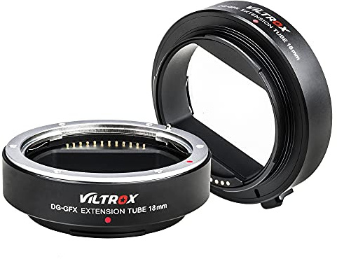VILTROX DG-GFX 18mm Metall Makro Zwischenring Autofokus Extension Tube Adapter Ring Makrofotographie für Fujifilm Fuji GFX 50S 50R 100 Kamera