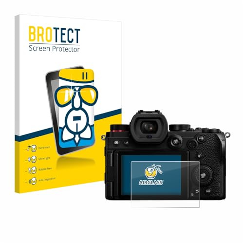 BROTECT Schutzglas für Panasonic Lumix DC-S5 / DC-S5D (2024) Schutzfolie Panzer Folie Glas[Extrem Kratzfest 9H, Anti-Fingerprint, Ultra-Transparent]