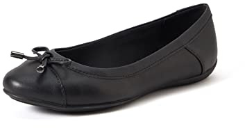 Geox Women's D Charlene C Ballerina, Black, 7 UK