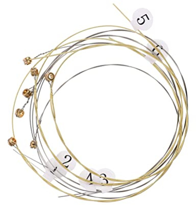 HEALLILY Lyra Saiten Set 10 Stück Stahl Ersatzsaiten Für Lyra Harfe Musikinstrument Zubehör Praktisches String Set Einfach Zu Wechseln